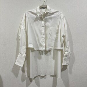 Aquilano Rimondi High-Low Button-Down Shirt